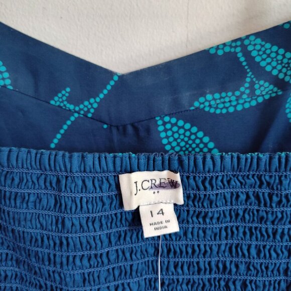 Ladies SZ 14 J Crew Factory Seaport Corset Midi Dress - Picture 3 of 3